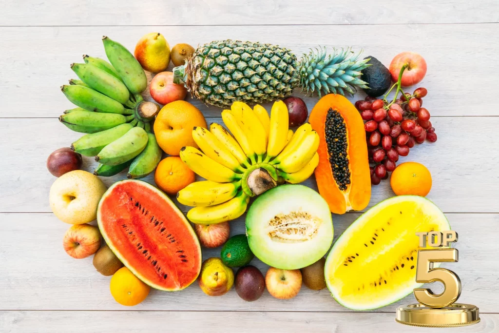 Image Article Top 5 fruits de saison